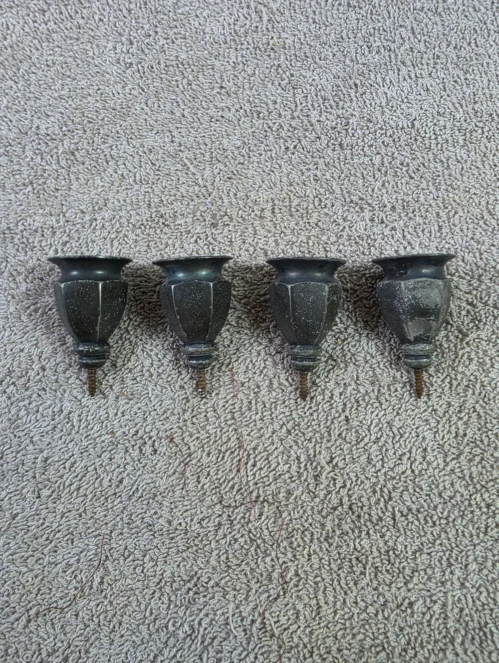 Vintage Screw In Candle Holders Set Of Four